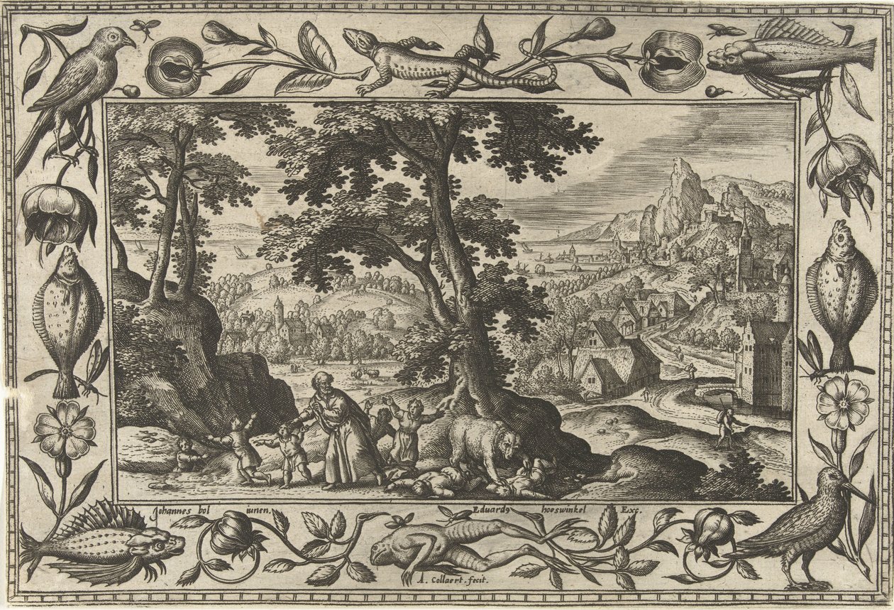 Élisée maudit des enfants agaçants - Adriaen Collaert