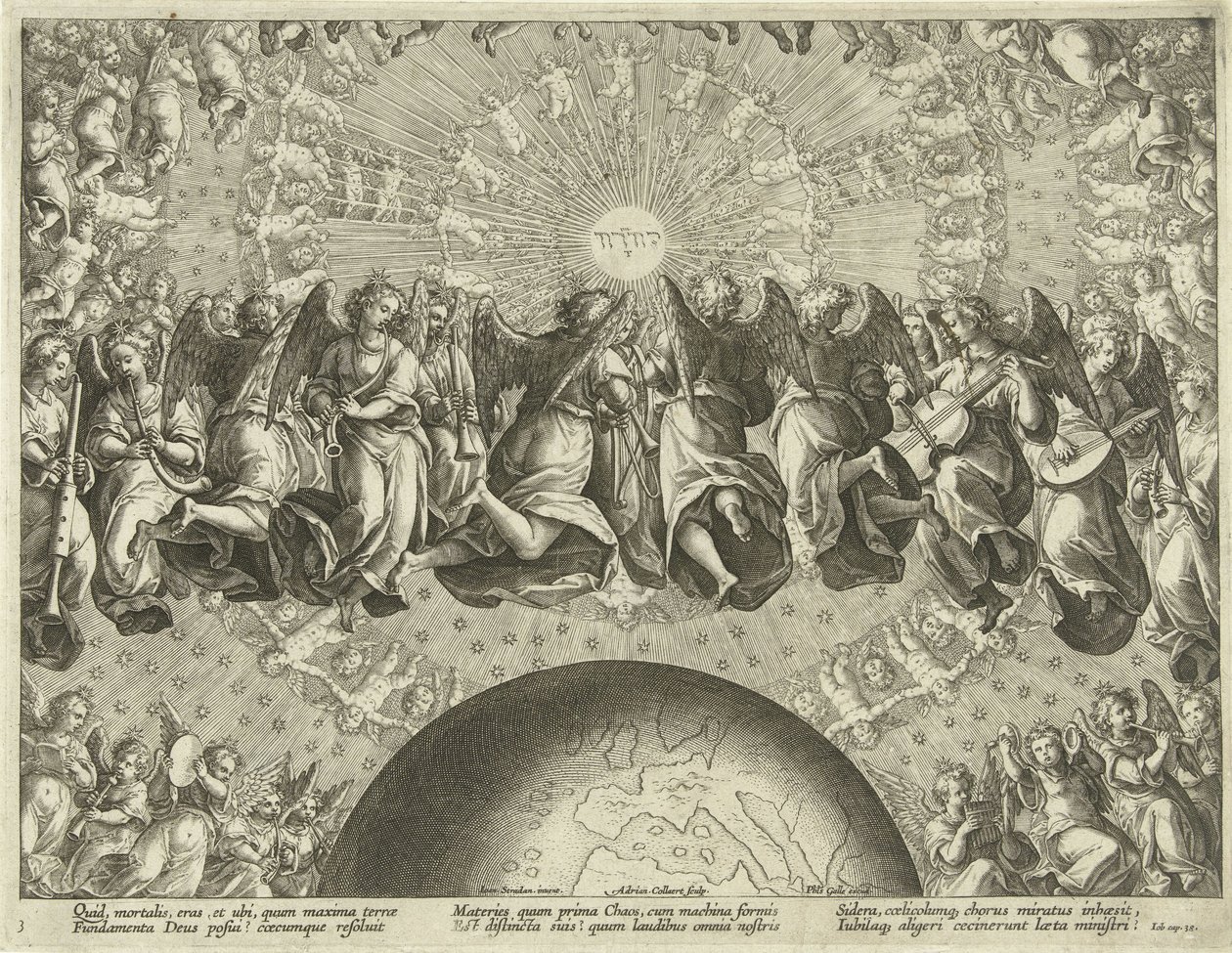 Réponse de Dieu à Job - Adriaen Collaert