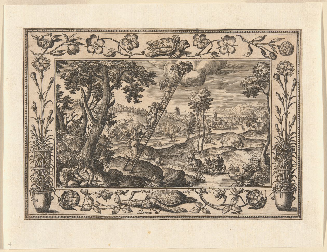 Le rêve de Jacob, tiré de Paysages avec scènes de l