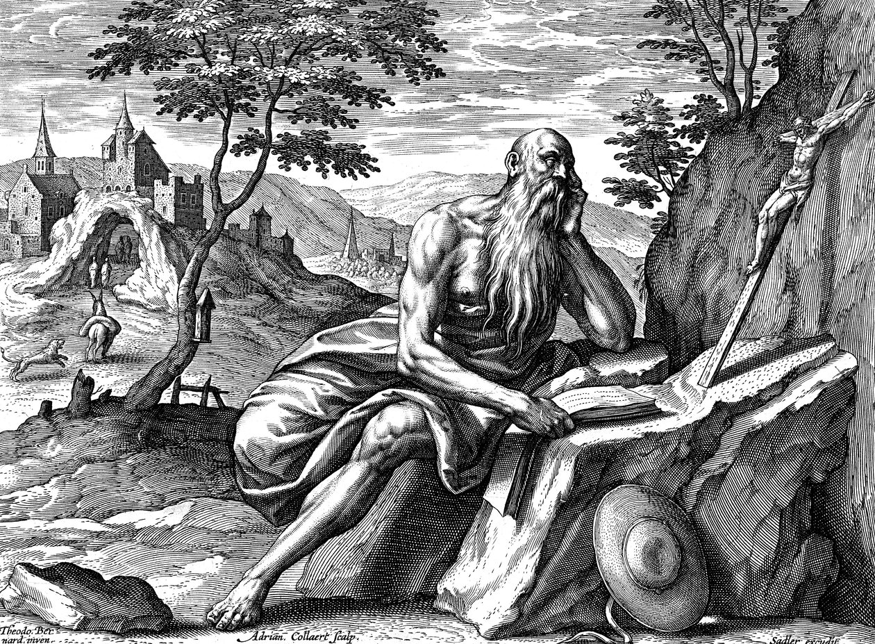 Saint Jérôme, vers 1540-1567 - Adriaen Collaert