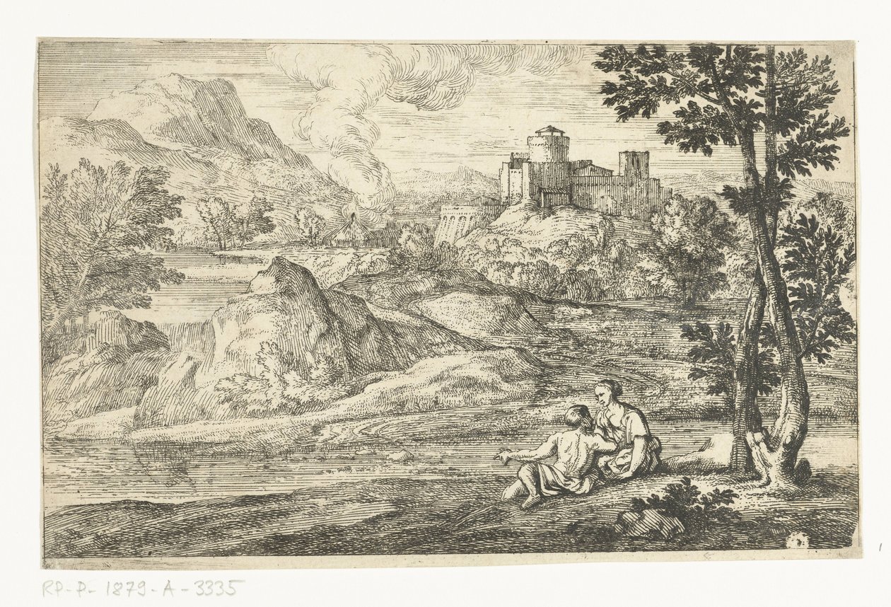 Paysage avec château - Adriaen Frans Boudewyns