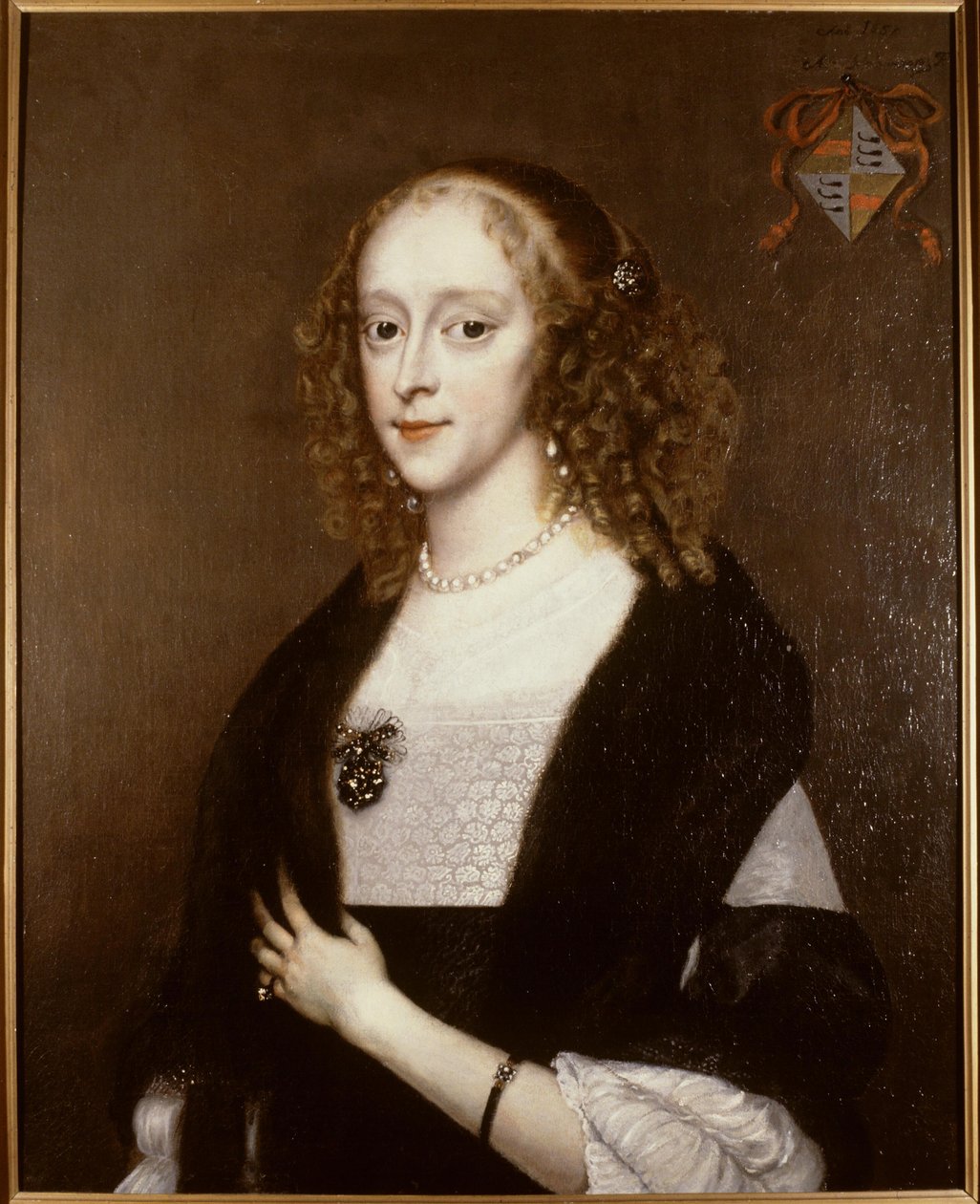 Portrait de Wendela Bicker (1636-1668) - Adriaen Hanneman