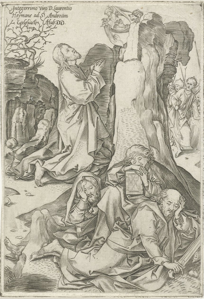 Christ au jardin de Gethsémani - Adriaen Huybrechts (I)