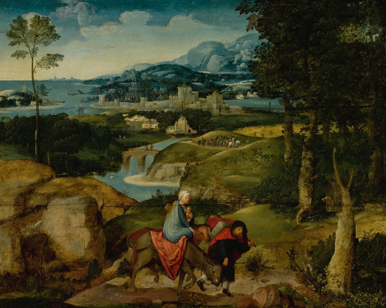 Néerlandais : Paysage La fuite en Égypte














































" - Adriaen Isenbrandt