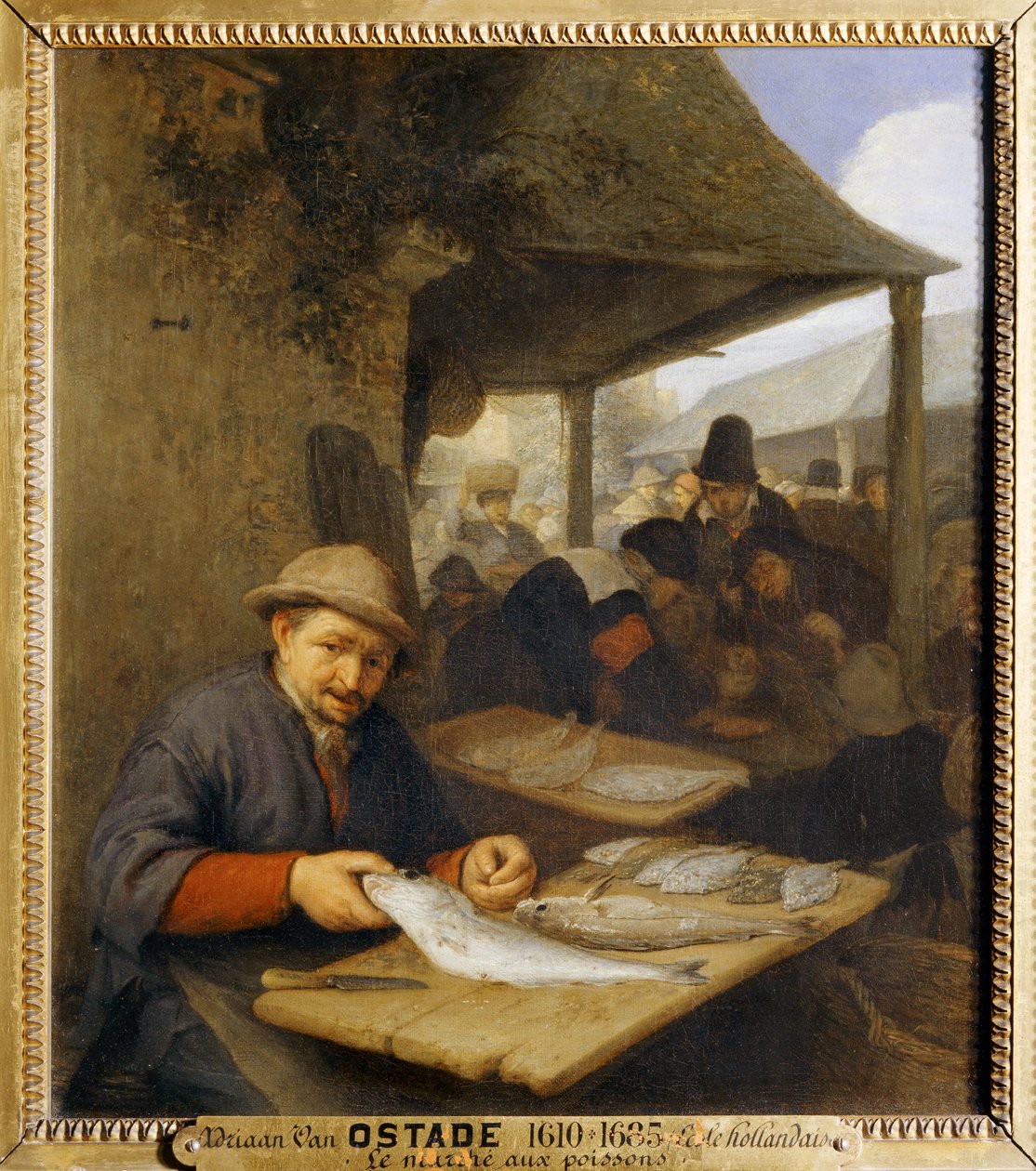 Le marche aux poissons … - Adriaen Jansz. van Ostade