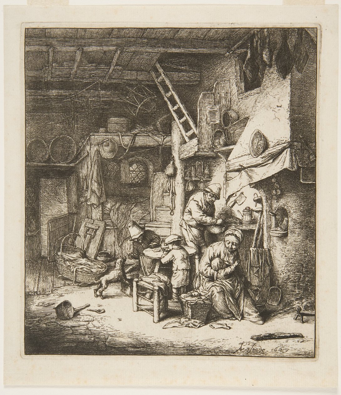 Famille paysanne - Adriaen Jansz. van Ostade
