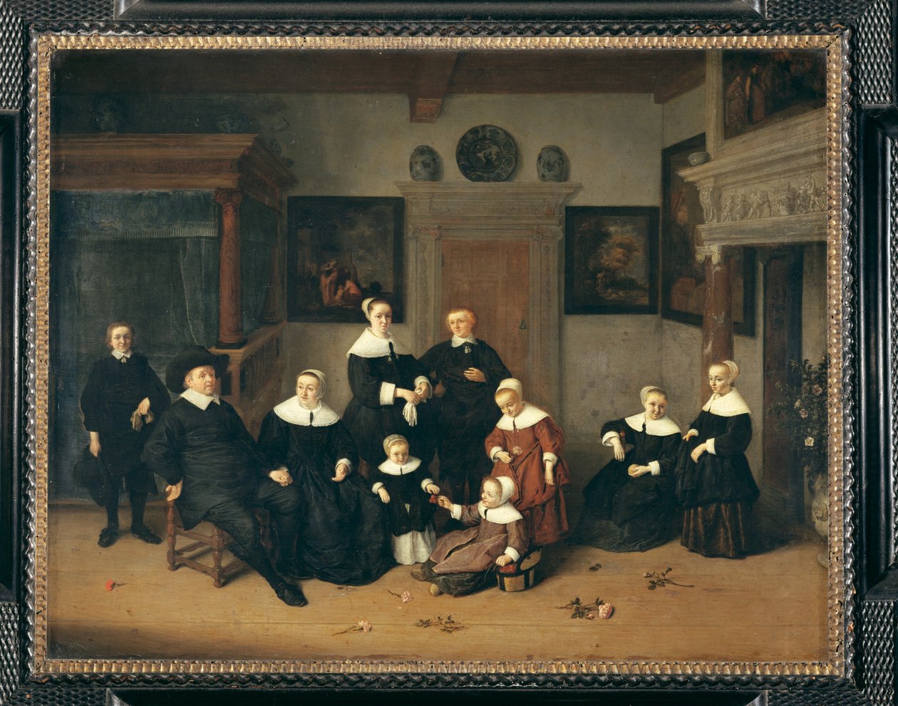 Portrait de famille, dit autrefois la famille du peintre - Family-portrait … - Adriaen Jansz. van Ostade