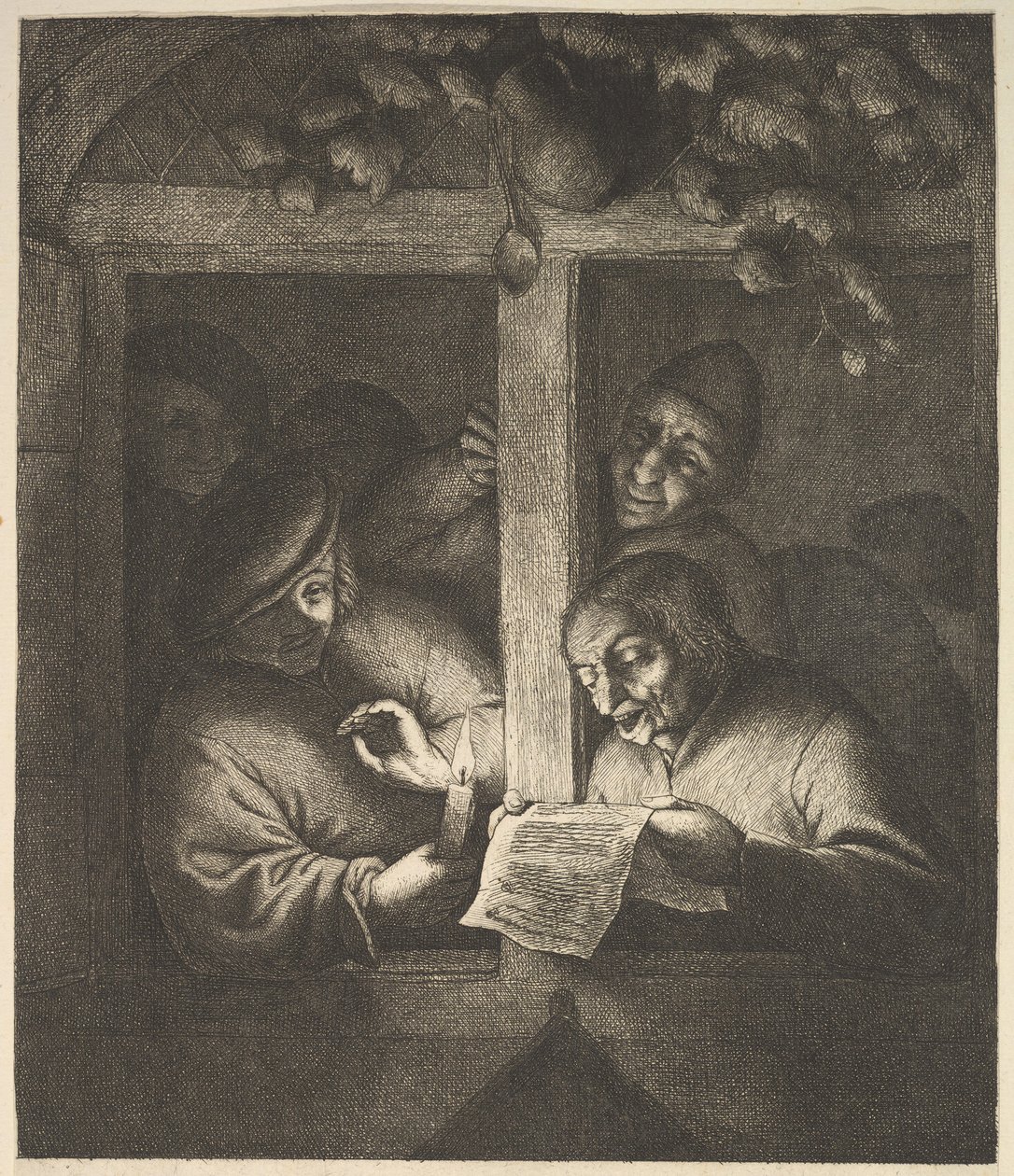 Chanteurs à la fenêtre - Adriaen Jansz. van Ostade