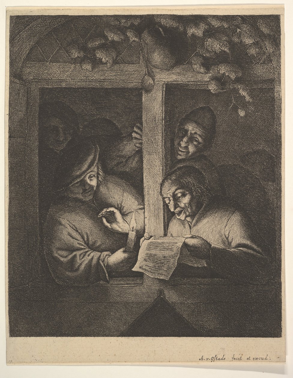 Chanteurs à la fenêtre - Adriaen Jansz. van Ostade