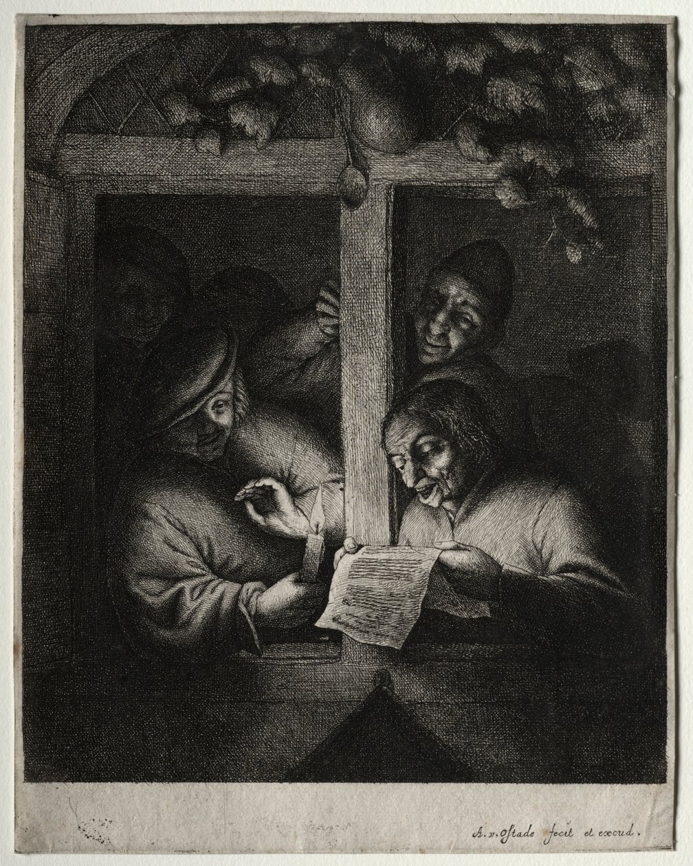 Les chanteurs de Noël - Adriaen Jansz. van Ostade