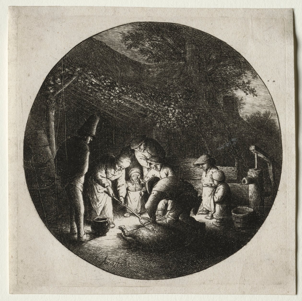 Les tueurs de cochons - Adriaen Jansz. van Ostade
