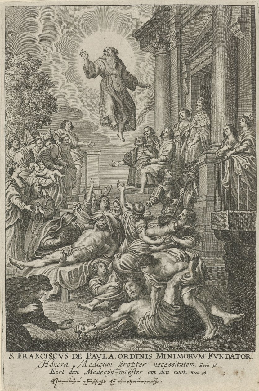 Saint François de Paule guérit les malades - Adriaen Lommelin