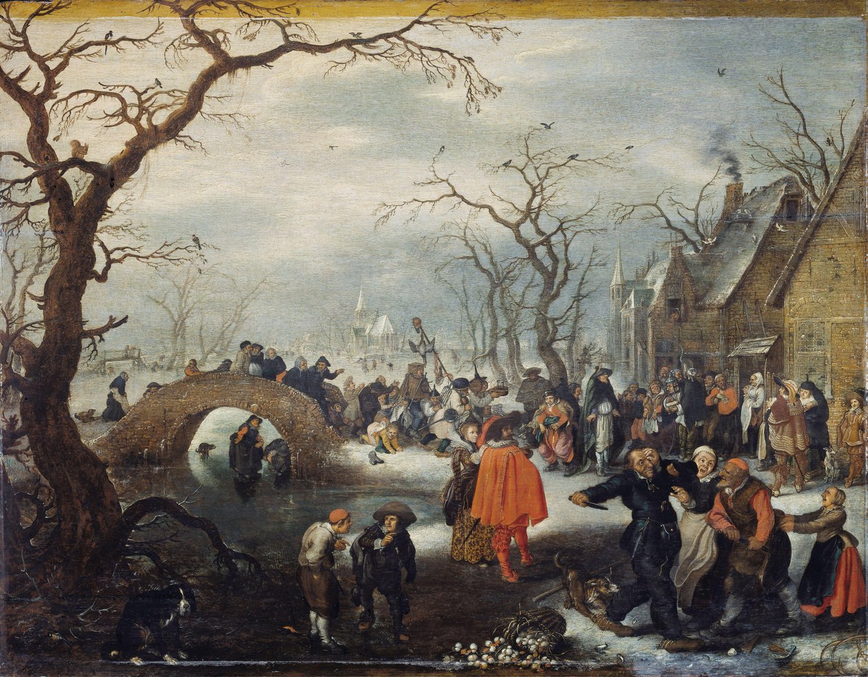 Mardi Gras à la campagne - Adriaen Pietersz van de Venne