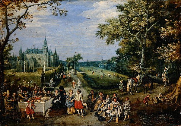 La parabole du fils prodigue - Adriaen Pietersz. van de Venne