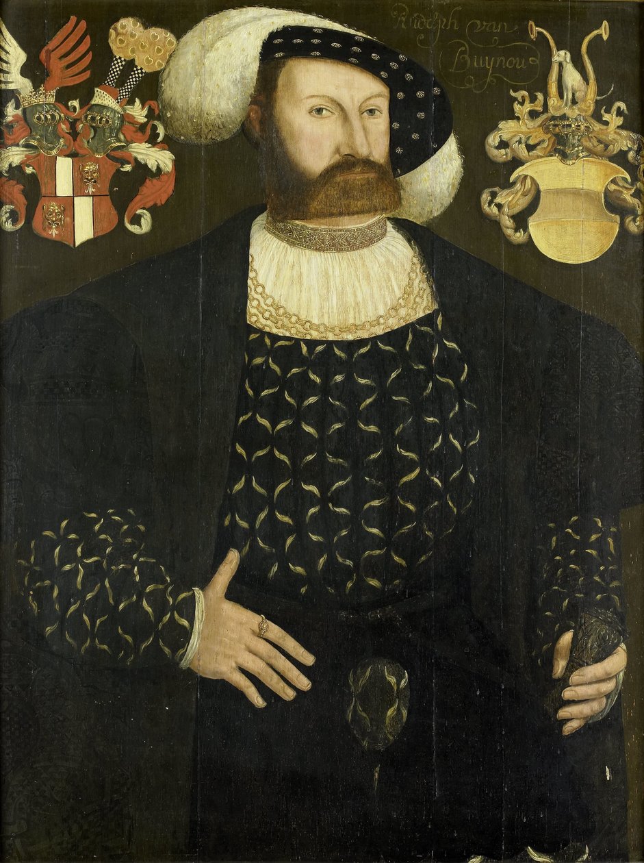 Portrait présumé posthume de Rudolph van Buynou (d 1542), Haut Bailli de Stavoren et 