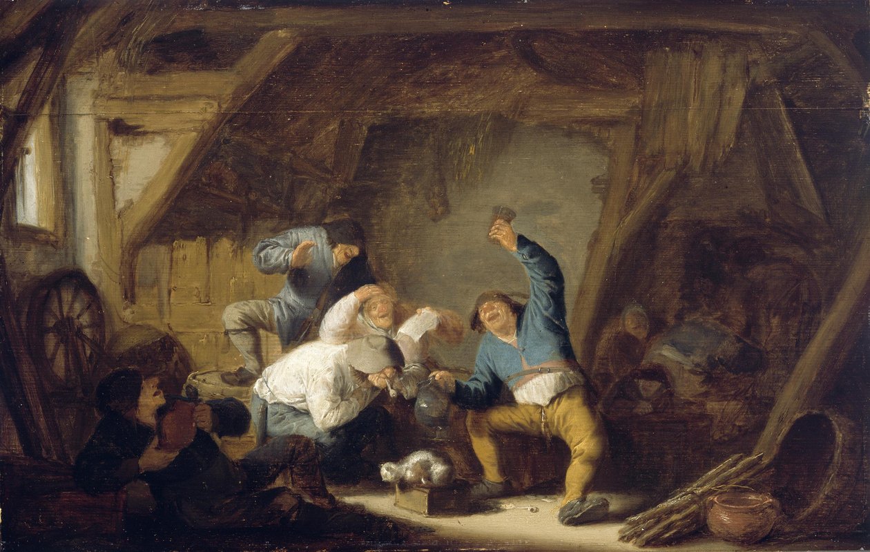 Boors buvant et chantant - Adriaen van Ostade