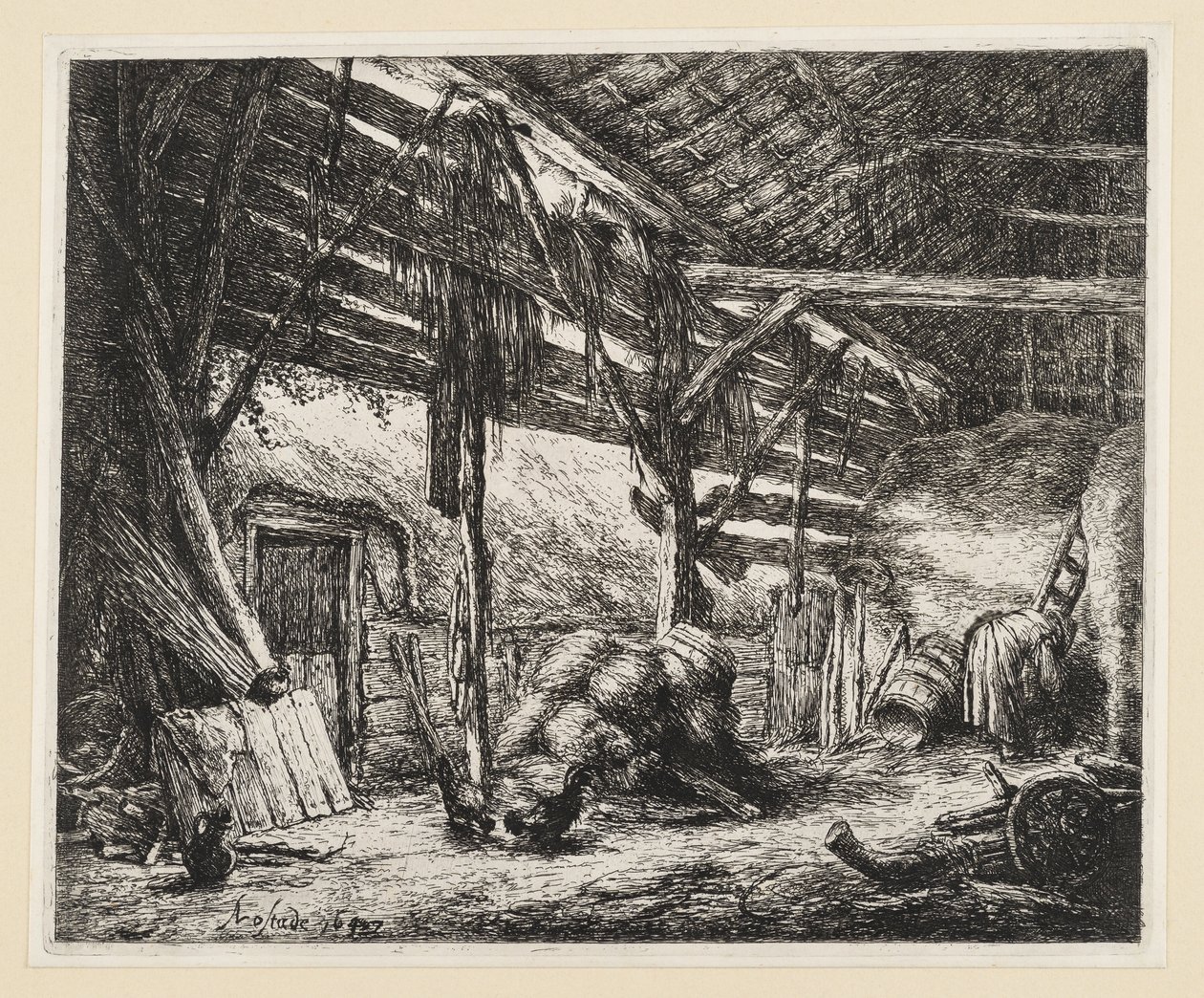 La grange - Adriaen van Ostade