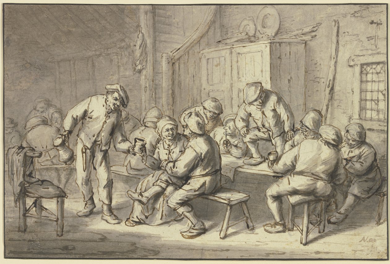 La taverne du fermier - Adriaen van Ostade