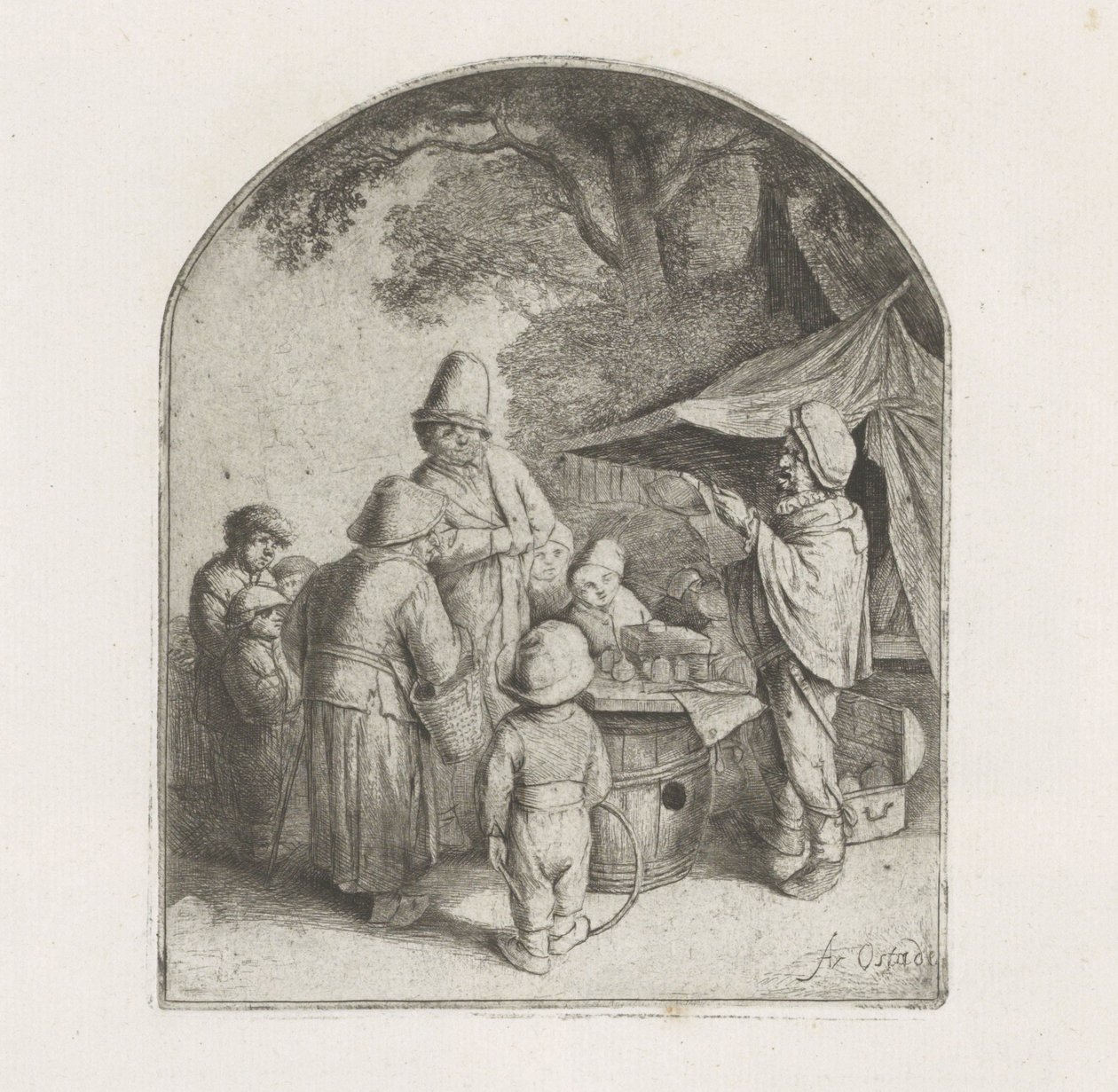 Personnages près d