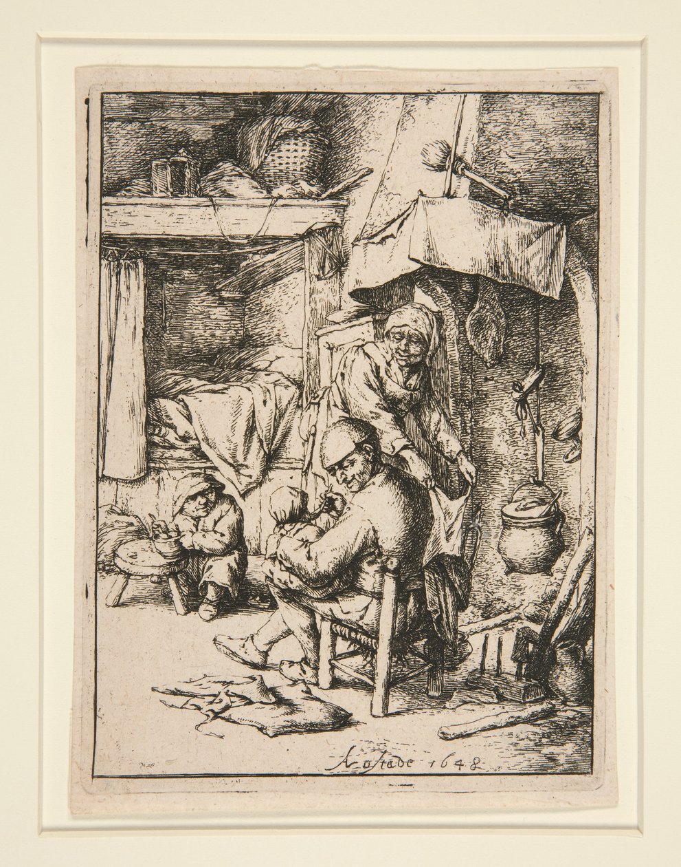 Le père de famille - Adriaen van Ostade