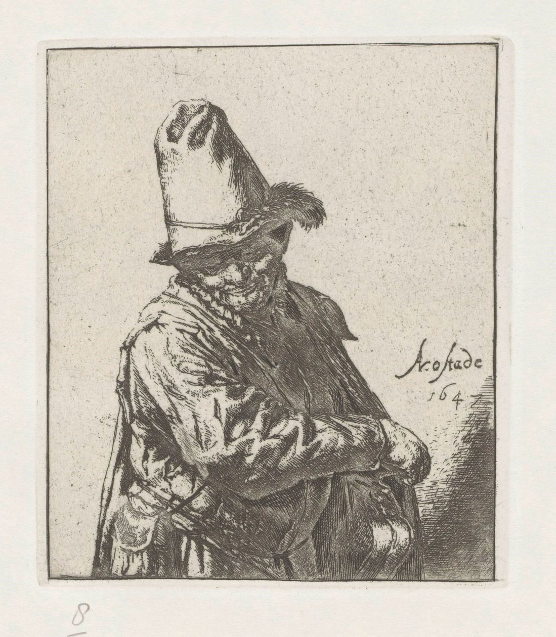 Joueur de vielle - Adriaen van Ostade