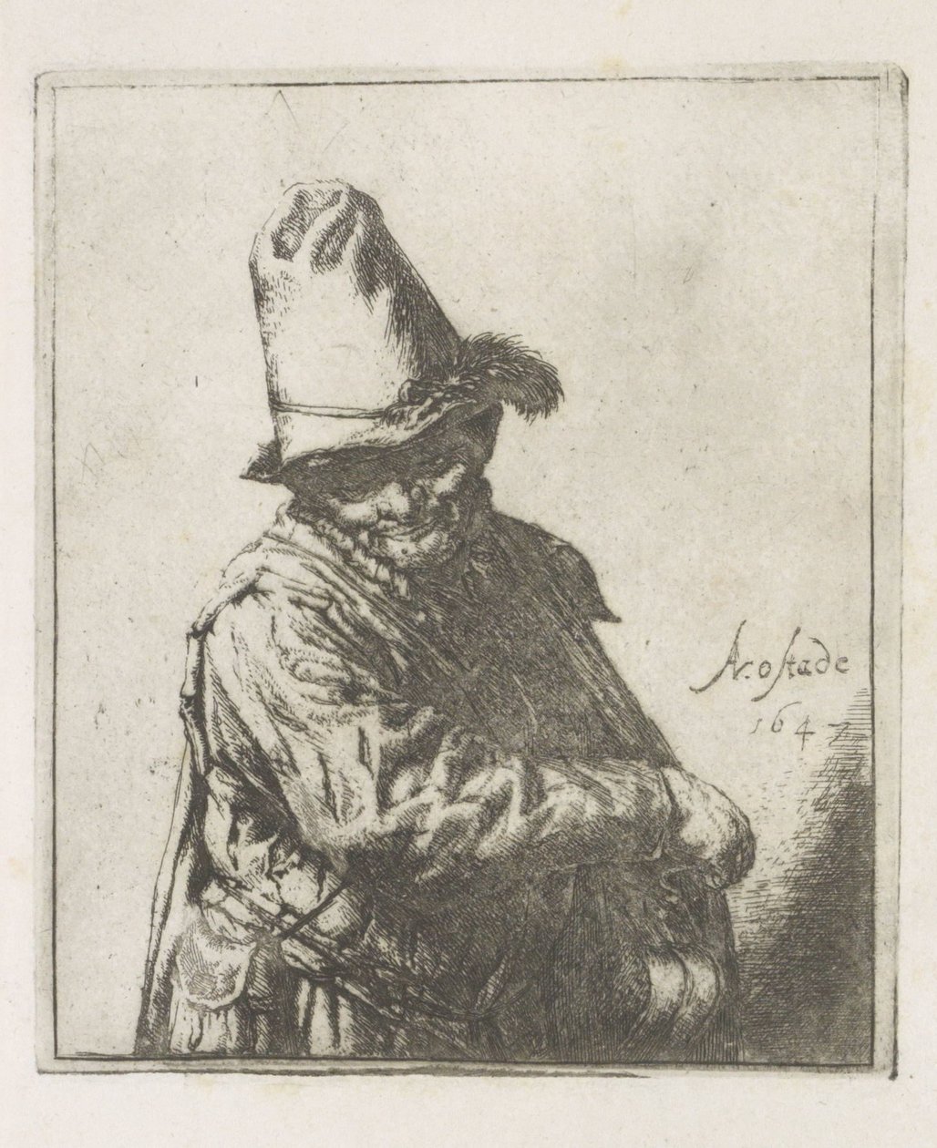 Joueur de vielle - Adriaen van Ostade
