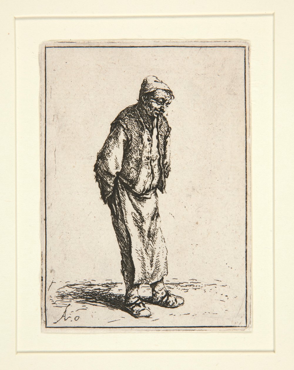 Paysans avec les mains derrière le dos - Adriaen van Ostade