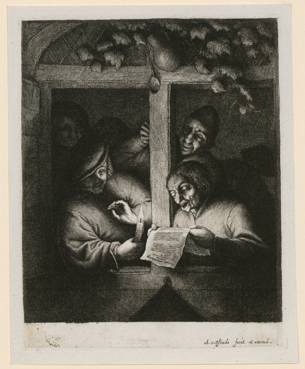 Le chanteur à la fenêtre - Adriaen van Ostade