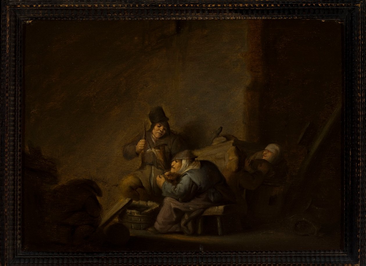 Scène de genre dans un intérieur - Adriaen van Ostade