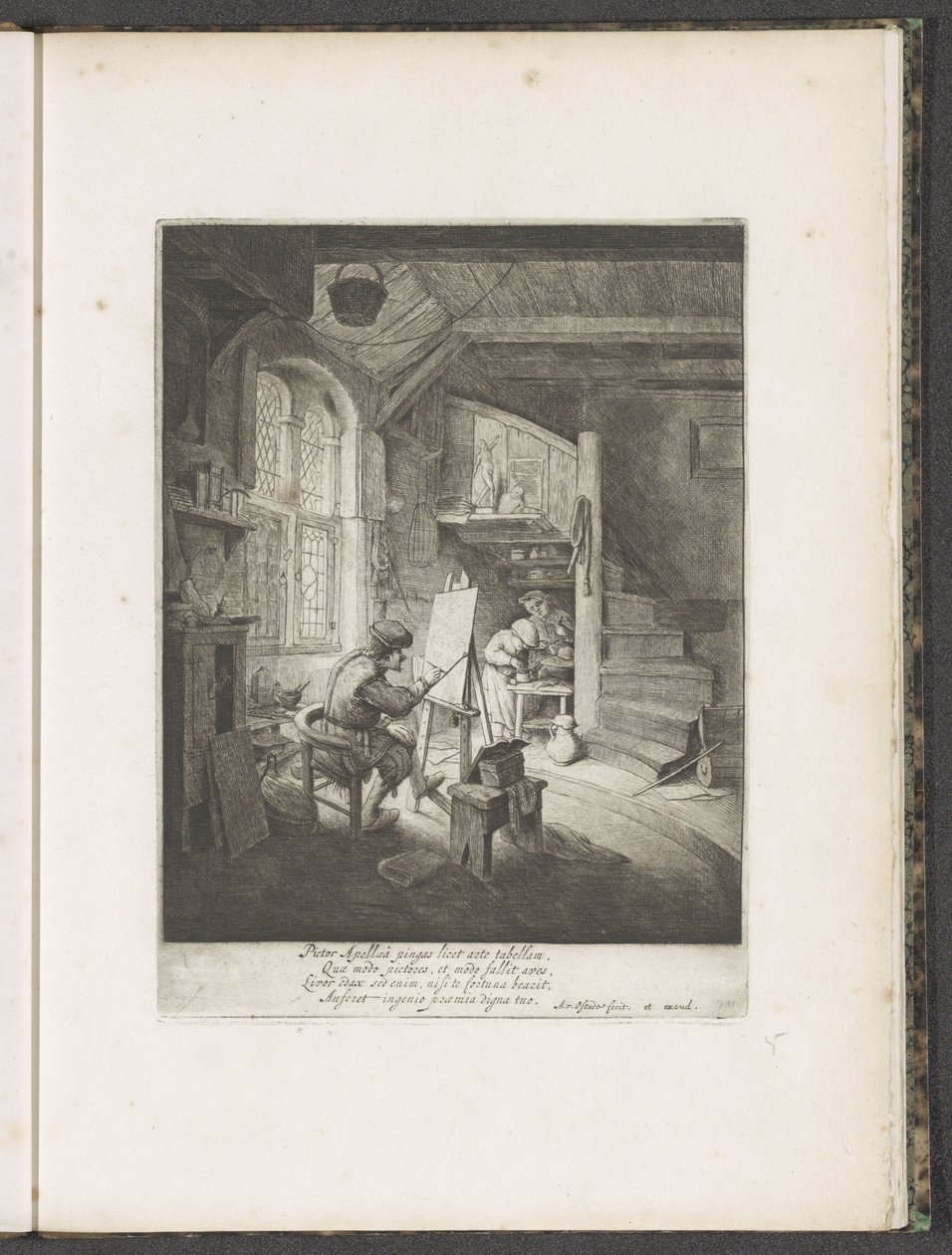 Peintre dans son atelier - Adriaen van Ostade