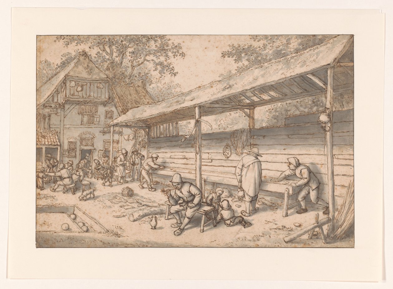 Jeux de taverne - Adriaen van Ostade