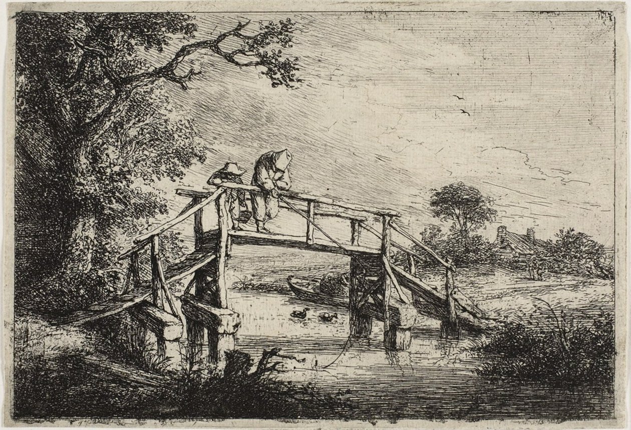 Les pêcheurs à la ligne - Adriaen van Ostade