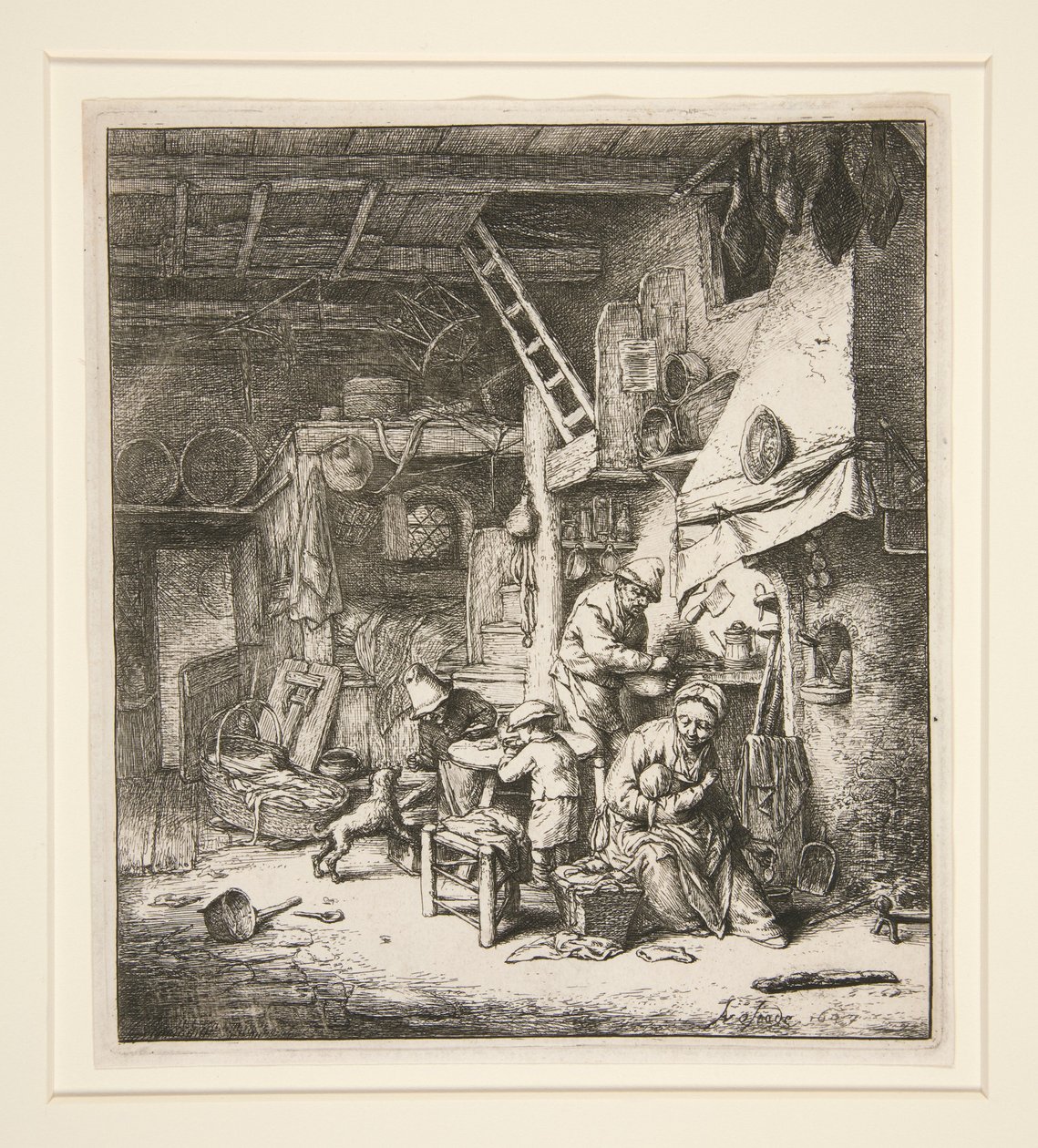 La famille - Adriaen van Ostade