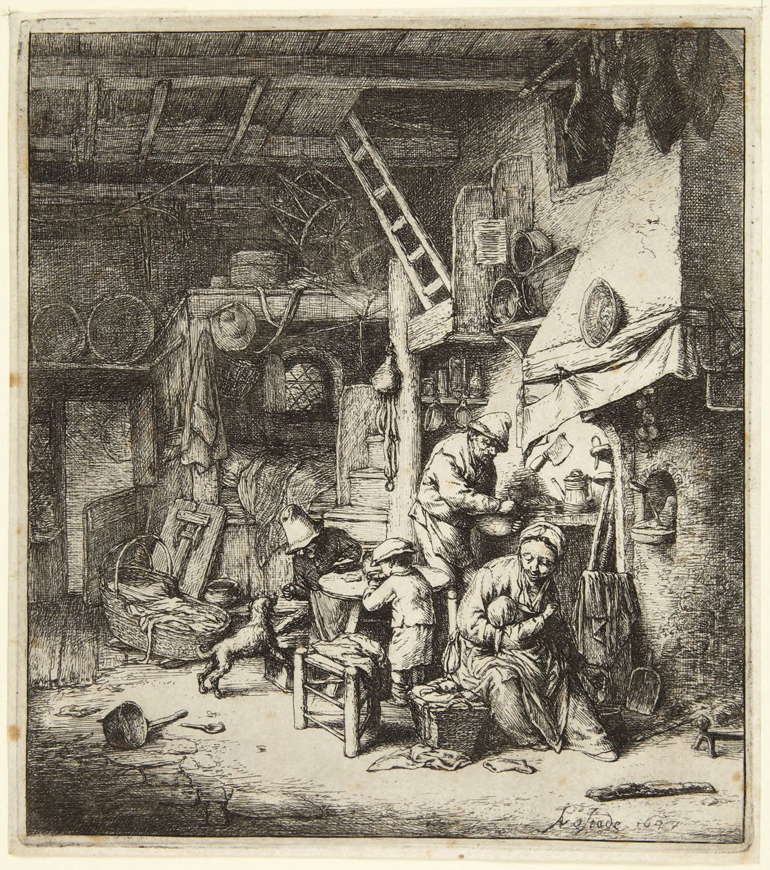 La famille - Adriaen van Ostade