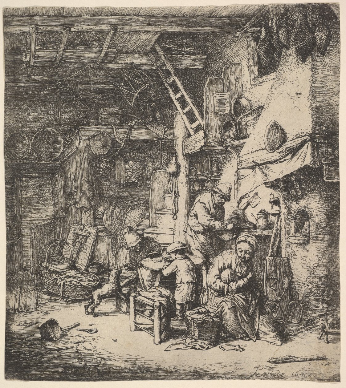 La famille - Adriaen van Ostade