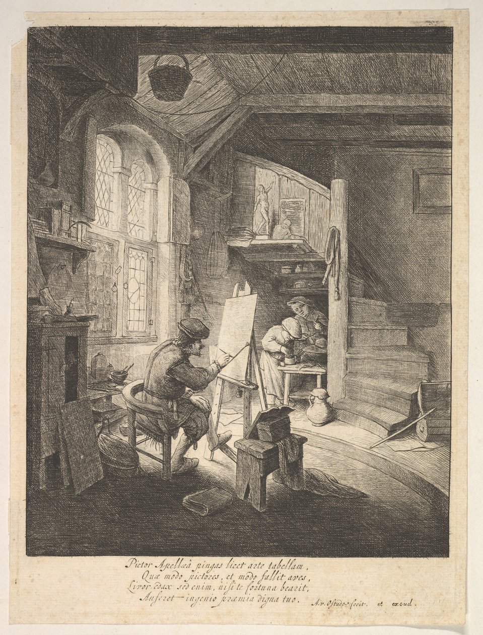 Le peintre - Adriaen van Ostade