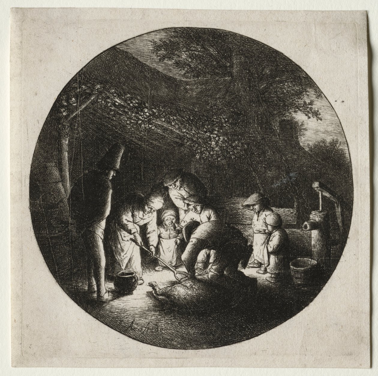 Les Tueur de Cochons - Adriaen van Ostade