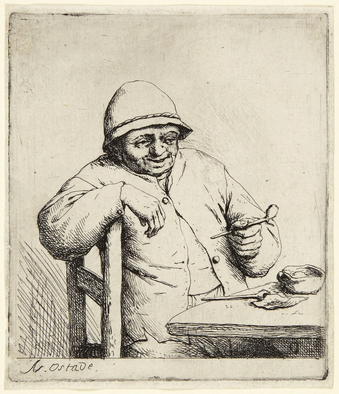 Le fumeur - Adriaen van Ostade