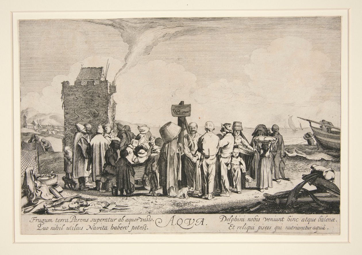 Aqua, de la série Les Quatre Éléments - Adriaen van de Velde