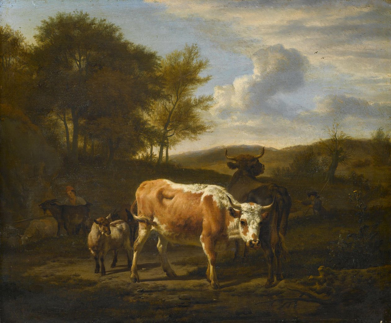 Paysage montagneux avec du bétail - Adriaen van de Velde