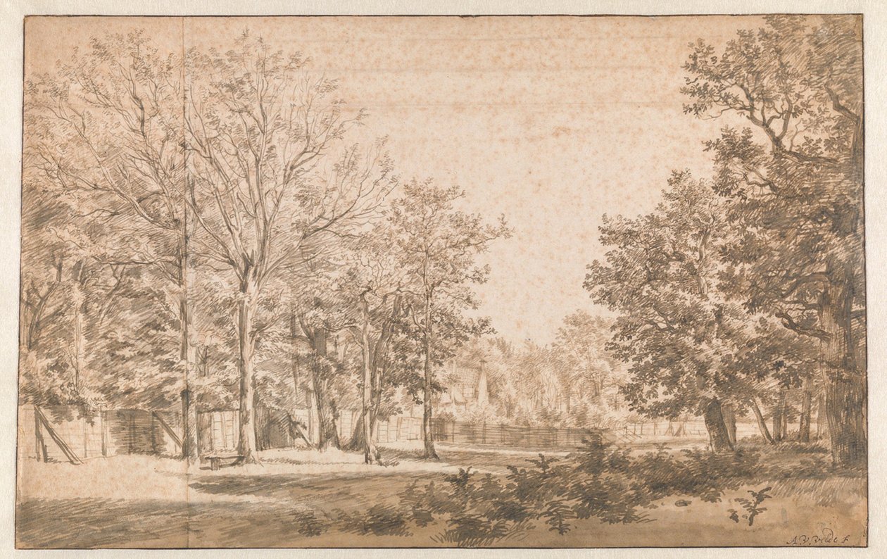 Paysage boisé - Adriaen van de Velde
