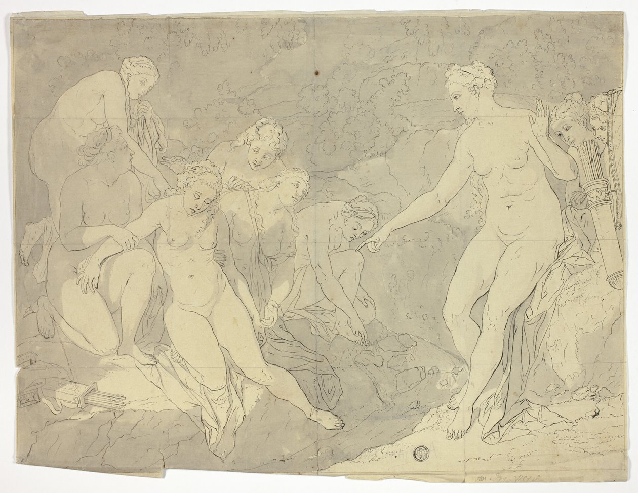 Diana et Callisto - Adriaen van der Werff