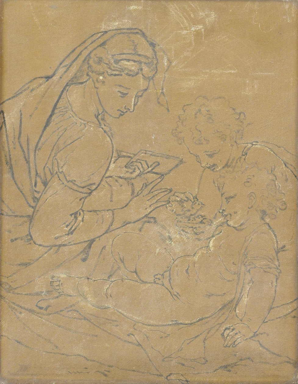 Madone et enfant avec Saint Jean - Adriaen van der Werff