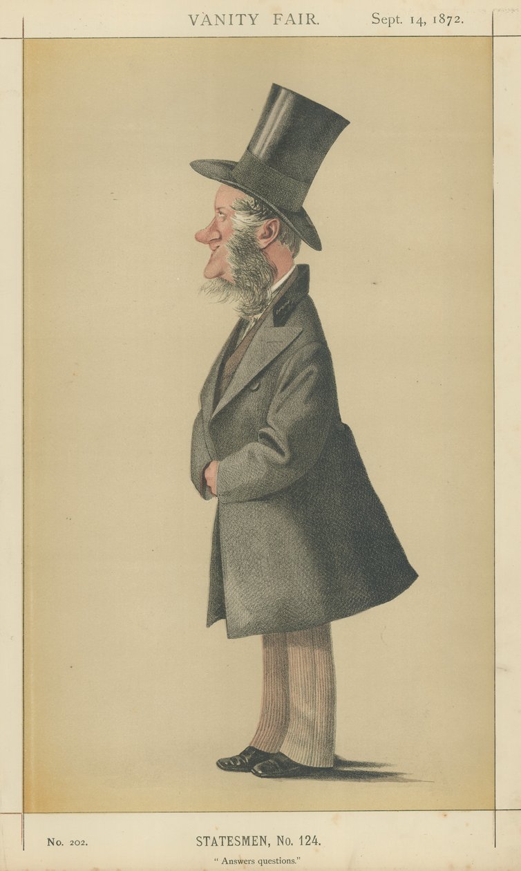 Lord Enfield (lithographie couleur) - Adriano Cecioni