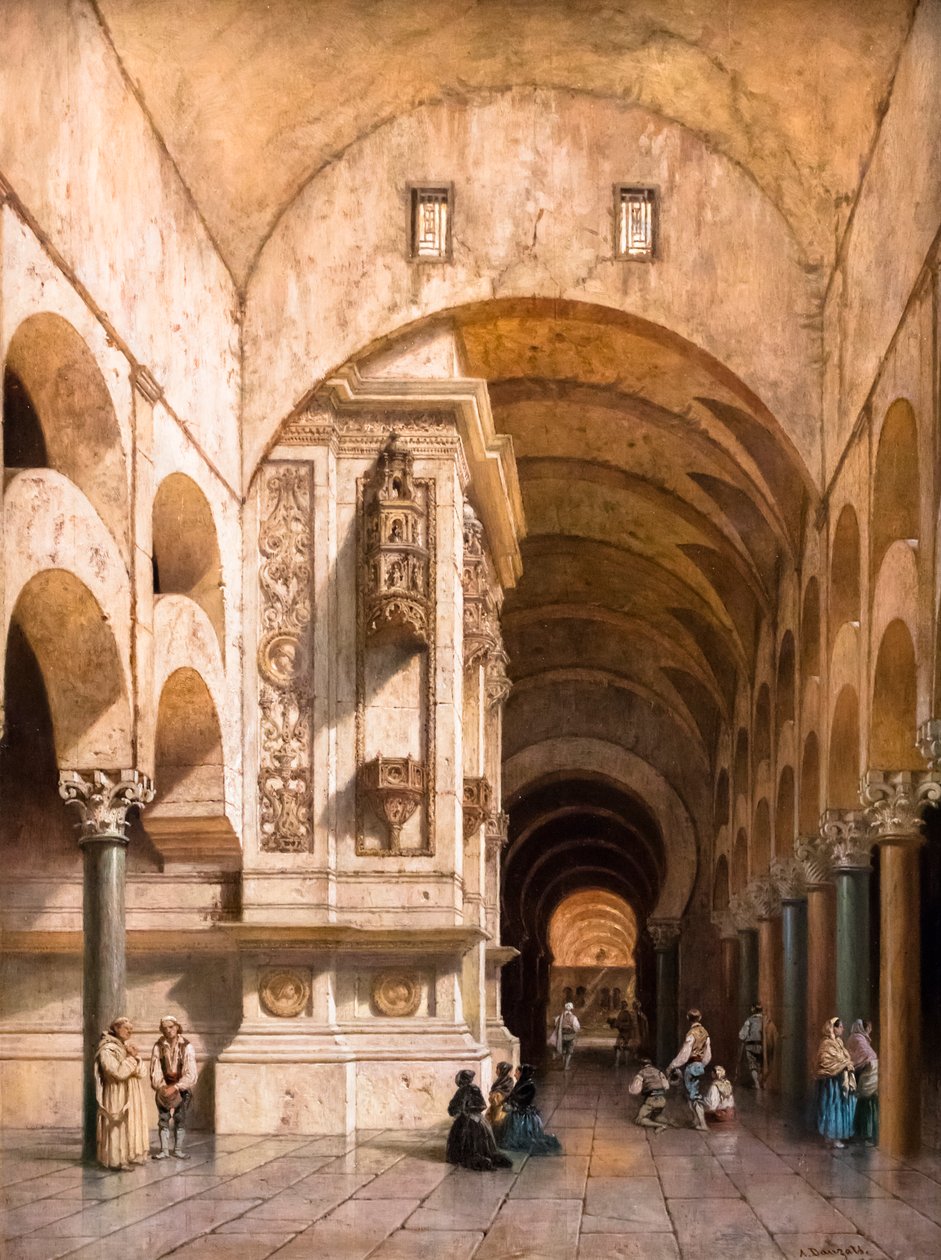 Intérieur de la mosquée de Cordoue - Adrien Dauzats