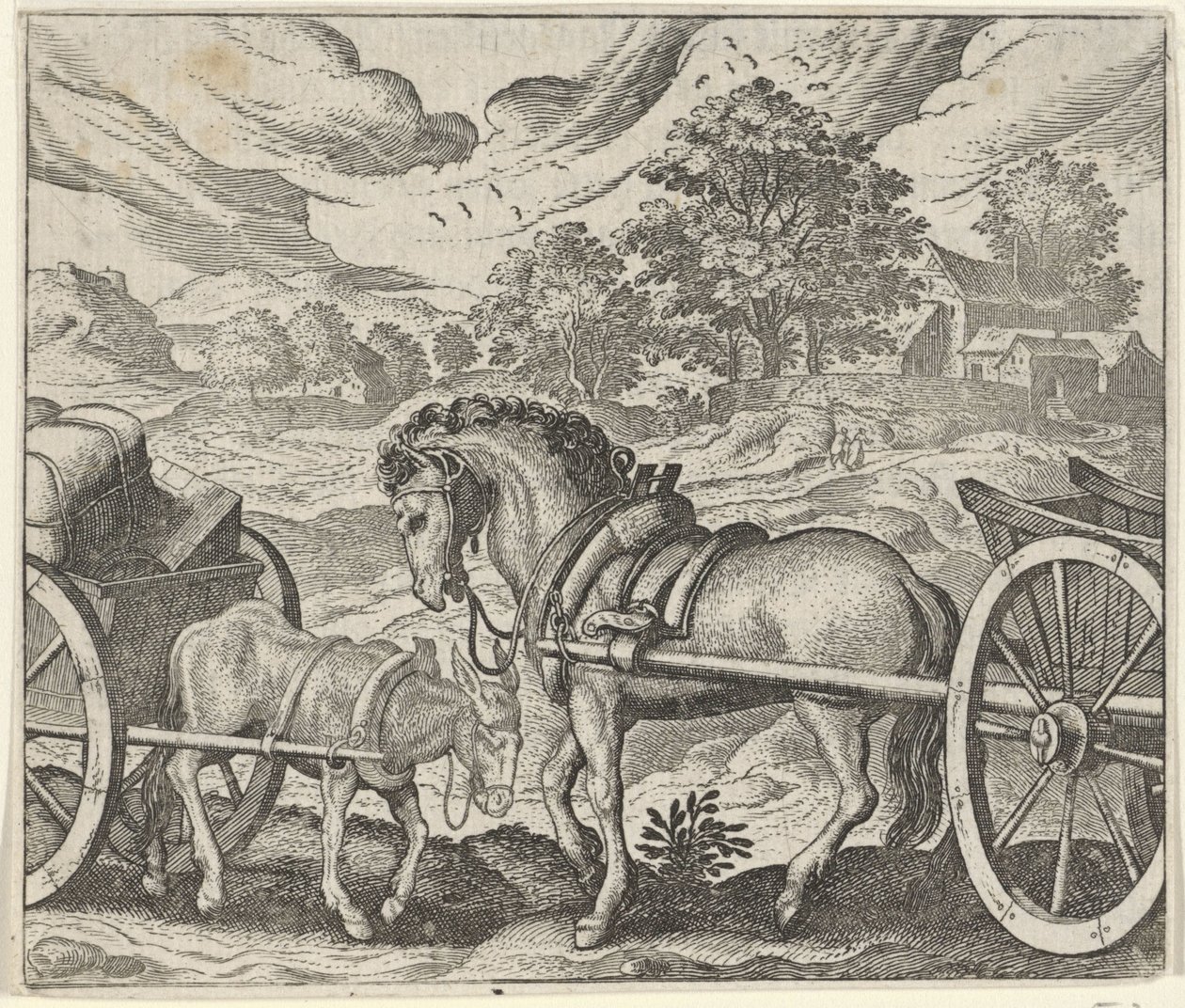 Fable du cheval mécontent et de l