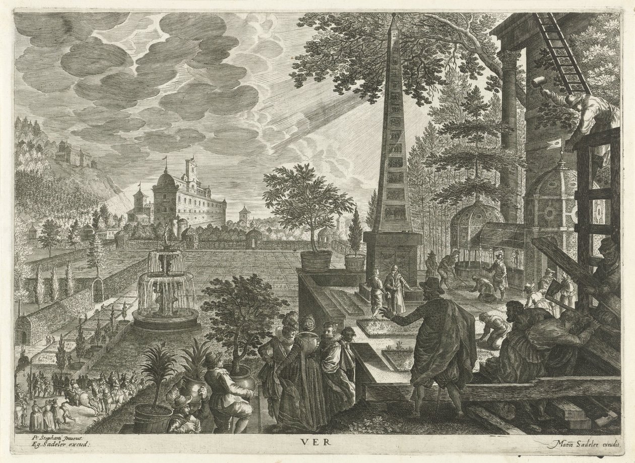 Printemps (série) - Egidius  Sadeler (II)
