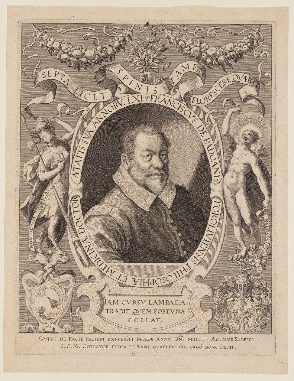Franciscus de Padoanis Foroliviensis (François de Forli) - Aegidius Sadeler II