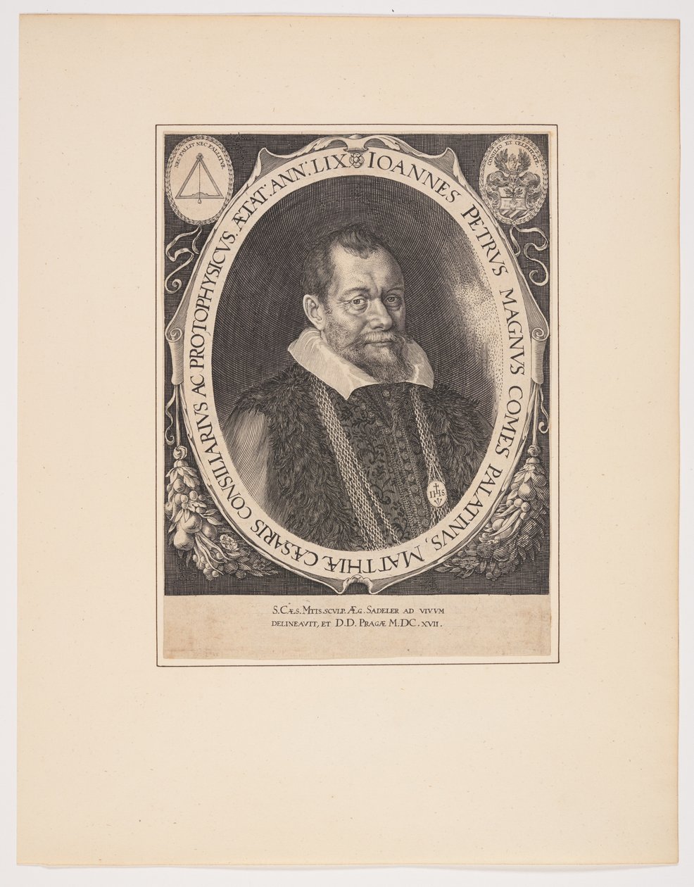 Johann Peter Magnus, médecin - Aegidius Sadeler II