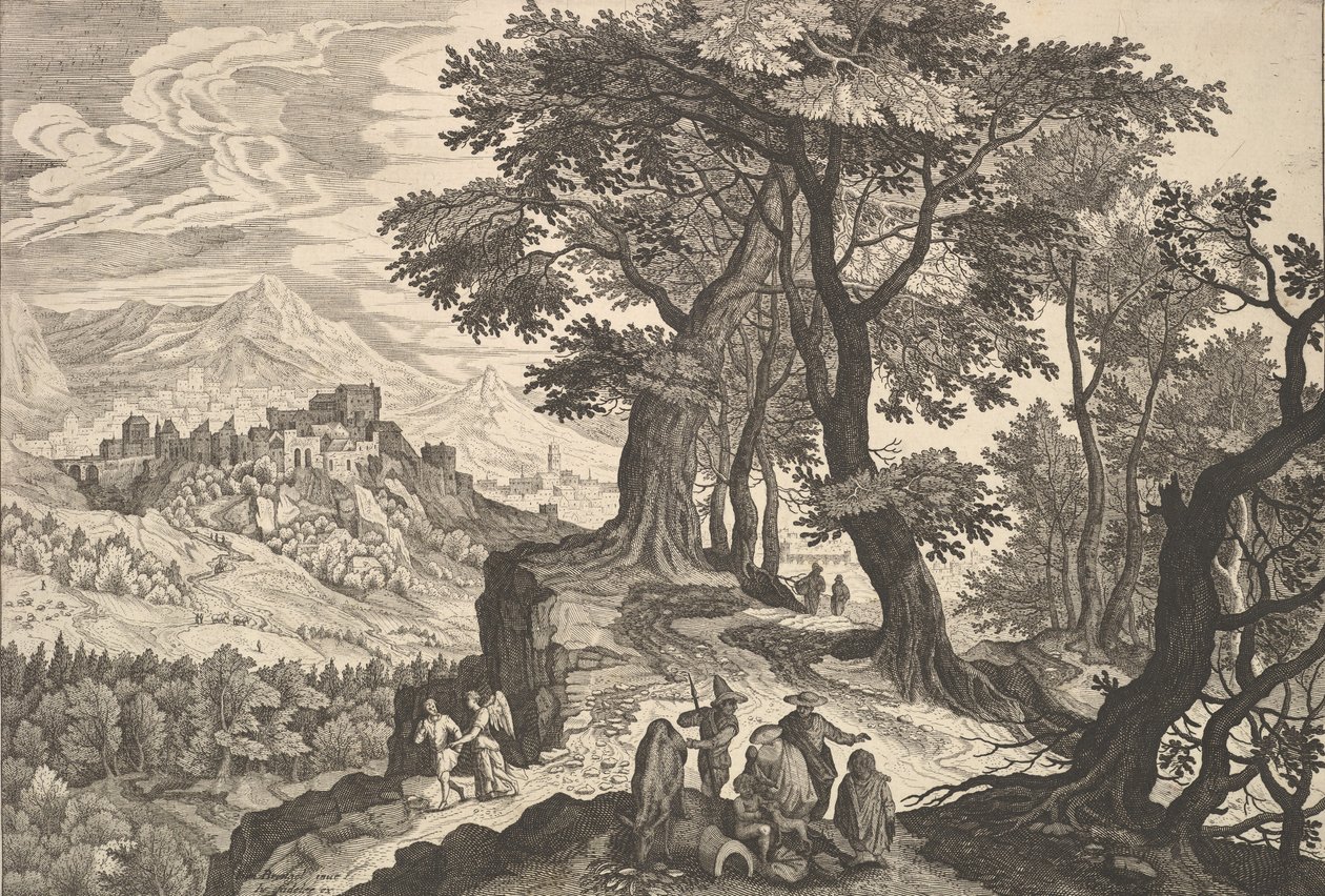 Paysage avec Tobie et l